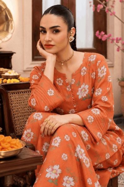 Bareeze By Amal Printed Khaddar 2-Piece Suit