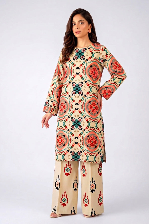 Bareeze 2 Piece Digital Printed Lawn Co-Ord Set Manzoor Collection Bareeze 2 Piece Digital Printed Lawn Co-Ord Set Manzoor Collection female unstitched suits