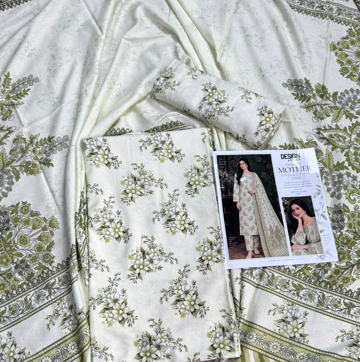 Design Stock Printed Karandi 3 Piece