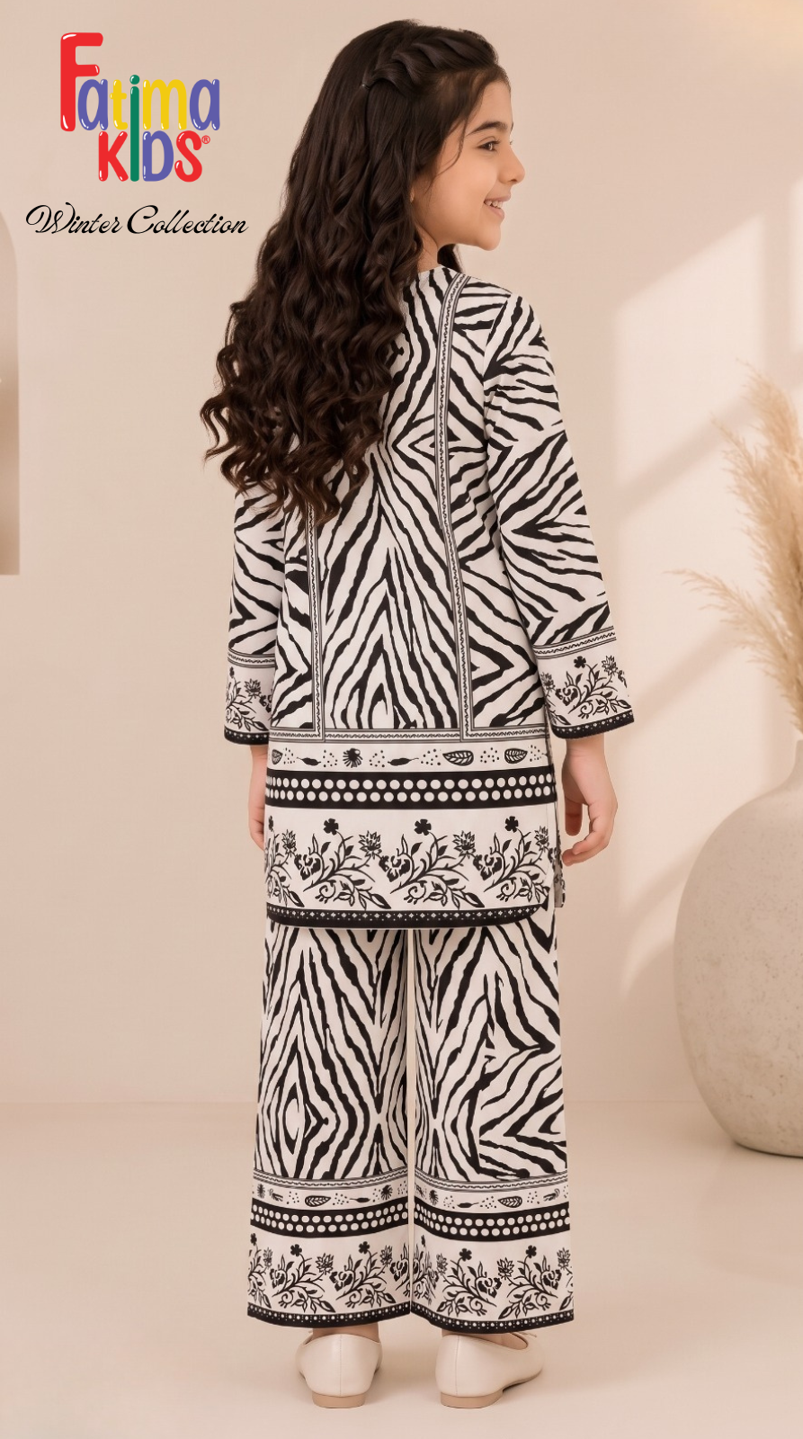 Fatima Kids — Digital Printed Linen 2-Piece