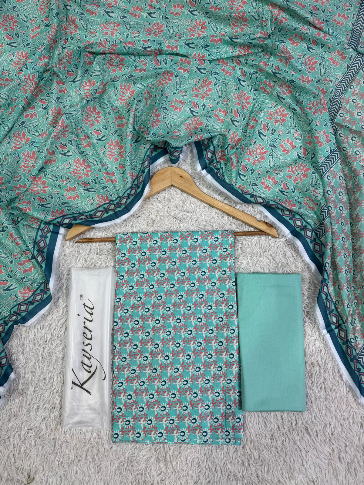 Kayseria Unstitched 3 Piece Suit for Women