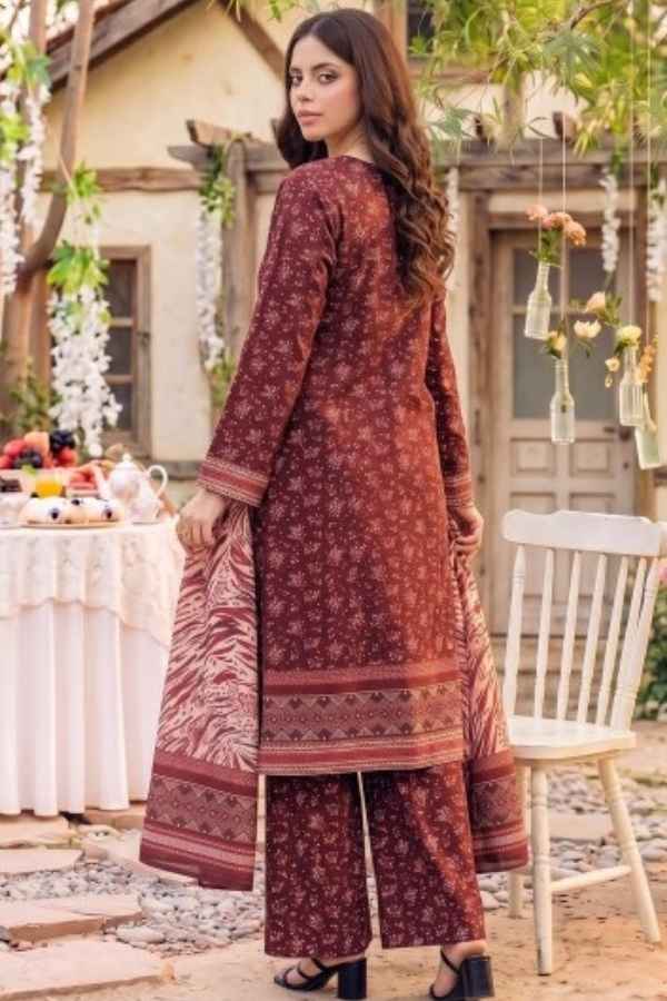 Safina Premium Printed Viscose 3-Piece Unstitched Suit