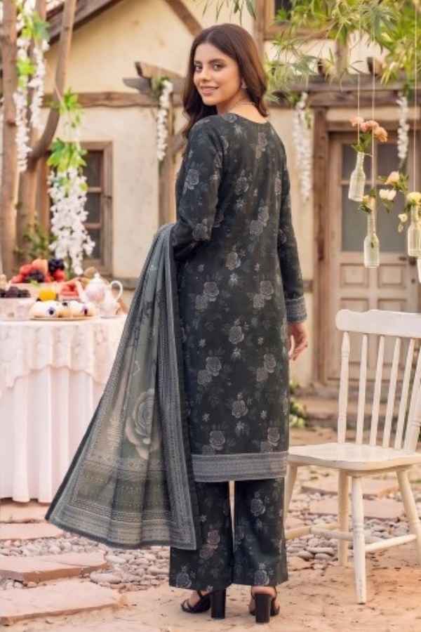 Safina Premium Printed Viscose 3-Piece Unstitched Suit