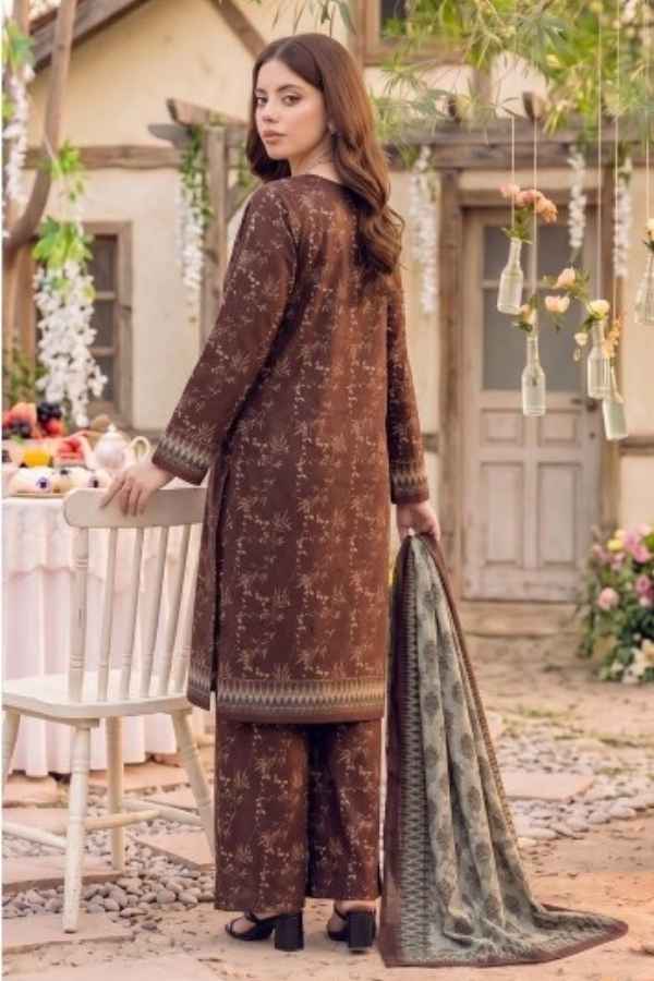 Safina Premium Printed Viscose 3-Piece Unstitched Suit