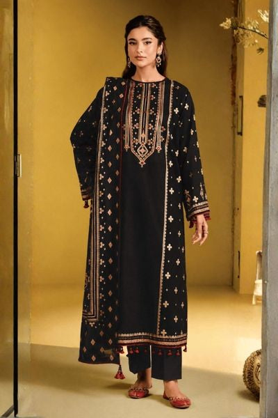 Kayseria Unstitched 3 Piece Suit for Women