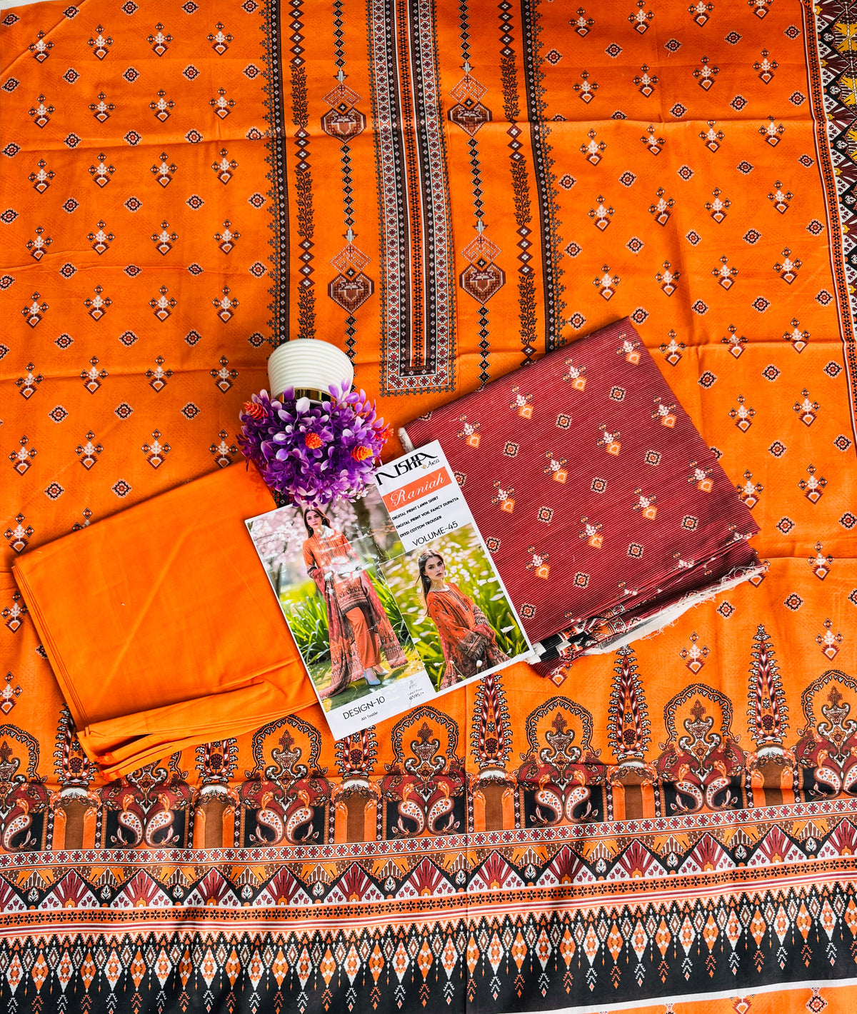 Nisha Digital Printed Lawn 3