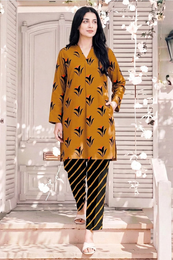 Bareeze 2 Piece Digital Printed Lawn Co-Ord Set Manzoor Collection Bareeze 2 Piece Digital Printed Lawn Co-Ord Set Manzoor Collection female unstitched suits