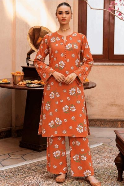 Bareeze By Amal Printed Khaddar 2-Piece Suit