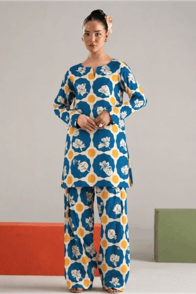 Bareeze By Amal Printed Khaddar 2-Piece Suit
