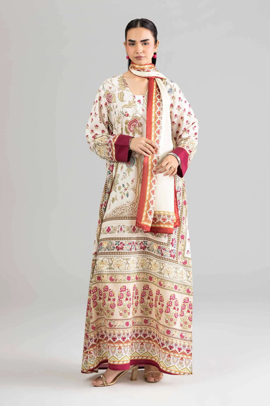 Nishat Digital Printed Linen 3-Piece Suit