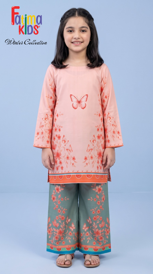 Fatima Kids — Digital Printed Linen 2-Piece