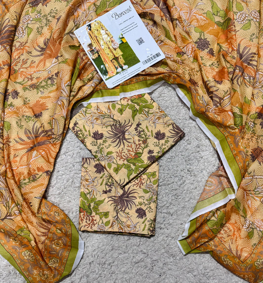 Bareeze Digital Printed Doria Lawn 3