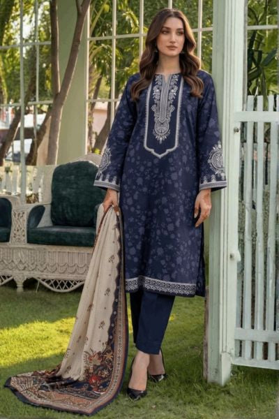 Belleza — Digital Printed Khaddar 3-Piece