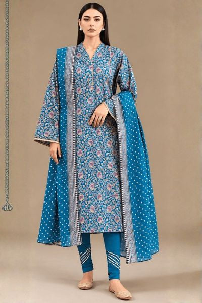 Kayseria Unstitched 3 Piece Suit for Women