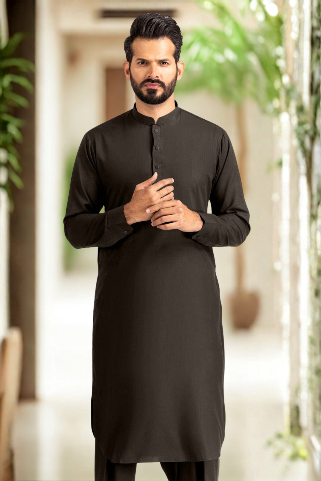 Gul Ahmed Men’s Premium Unstitched Wash & Wear