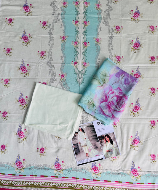 Design Stock Premium Printed Lawn 3-Piece Suit