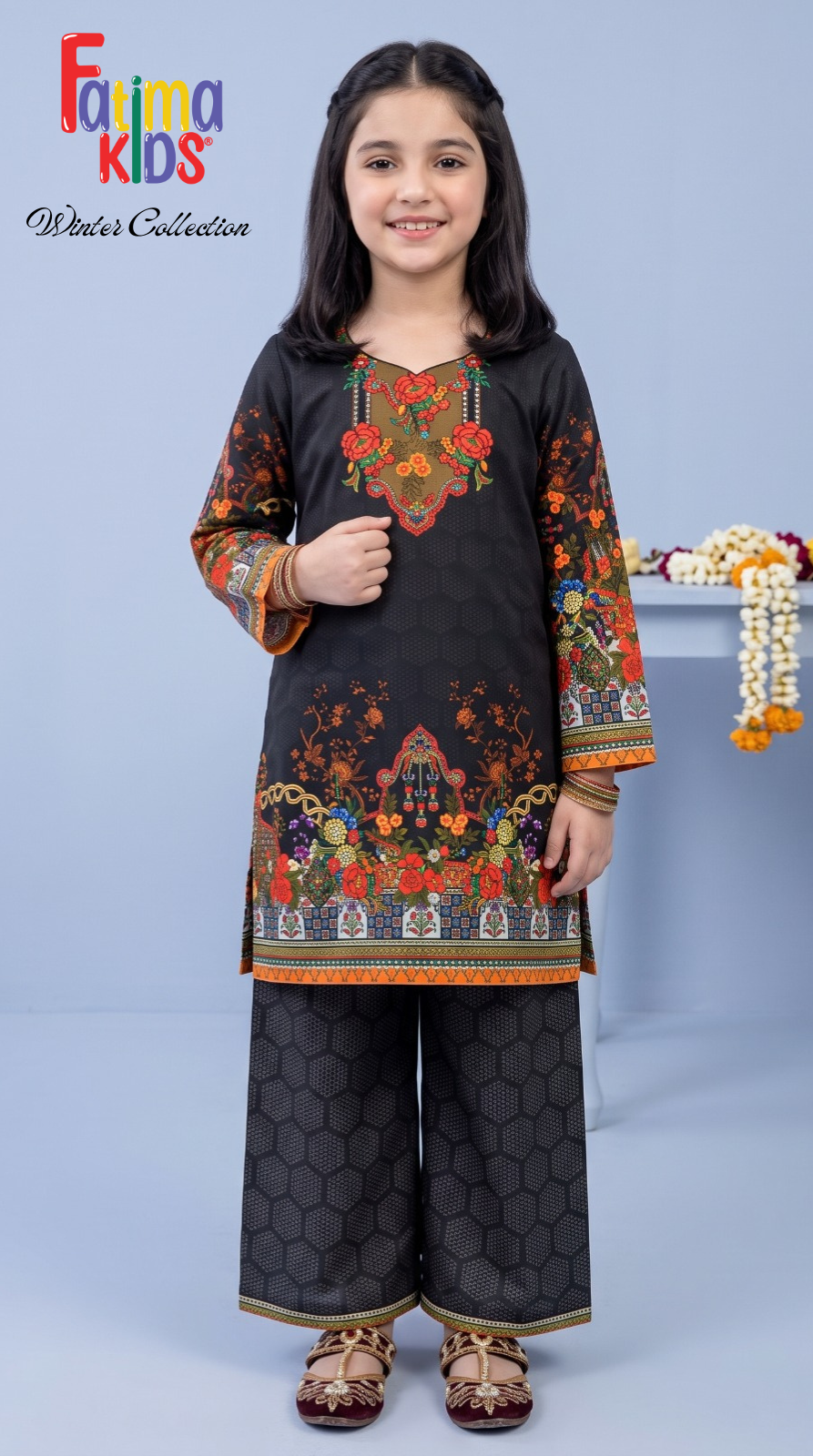 Fatima Kids — Digital Printed Linen 2-Piece