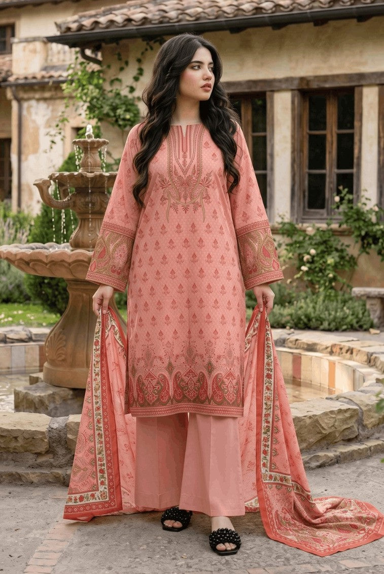 Mashaïm Digital Printed Linen 3-Piece Suit | Printed Linen Collection