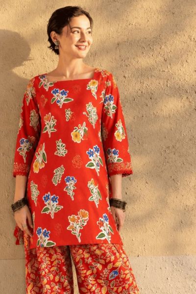 Bareeze By Amal Printed Khaddar 2-Piece Suit