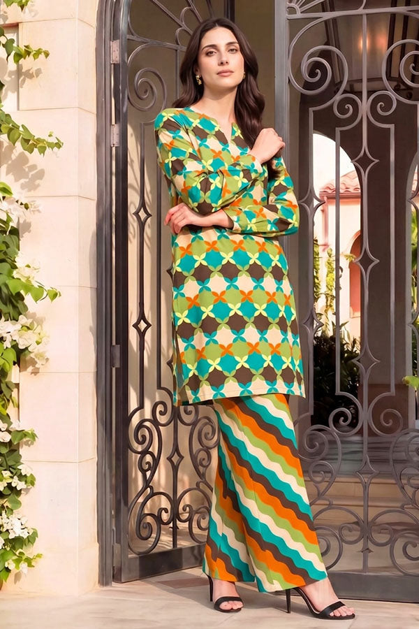 Bareeze 2 Piece Digital Printed Lawn Co-Ord Set Manzoor Collection Bareeze 2 Piece Digital Printed Lawn Co-Ord Set Manzoor Collection female unstitched suits