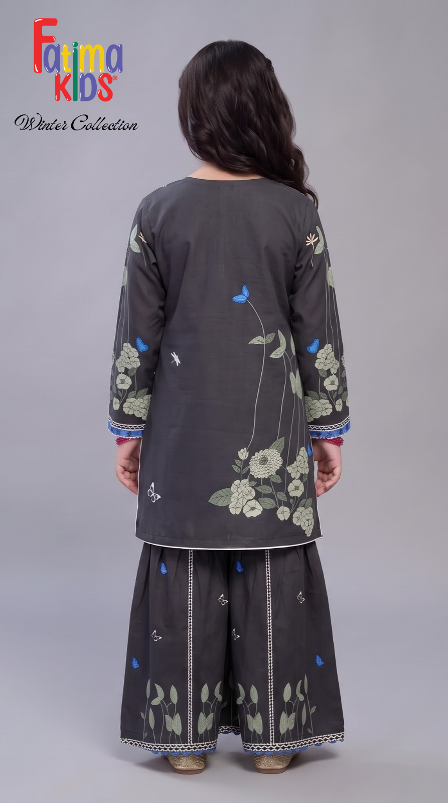 Fatima Kids — Digital Printed Linen 2-Piece
