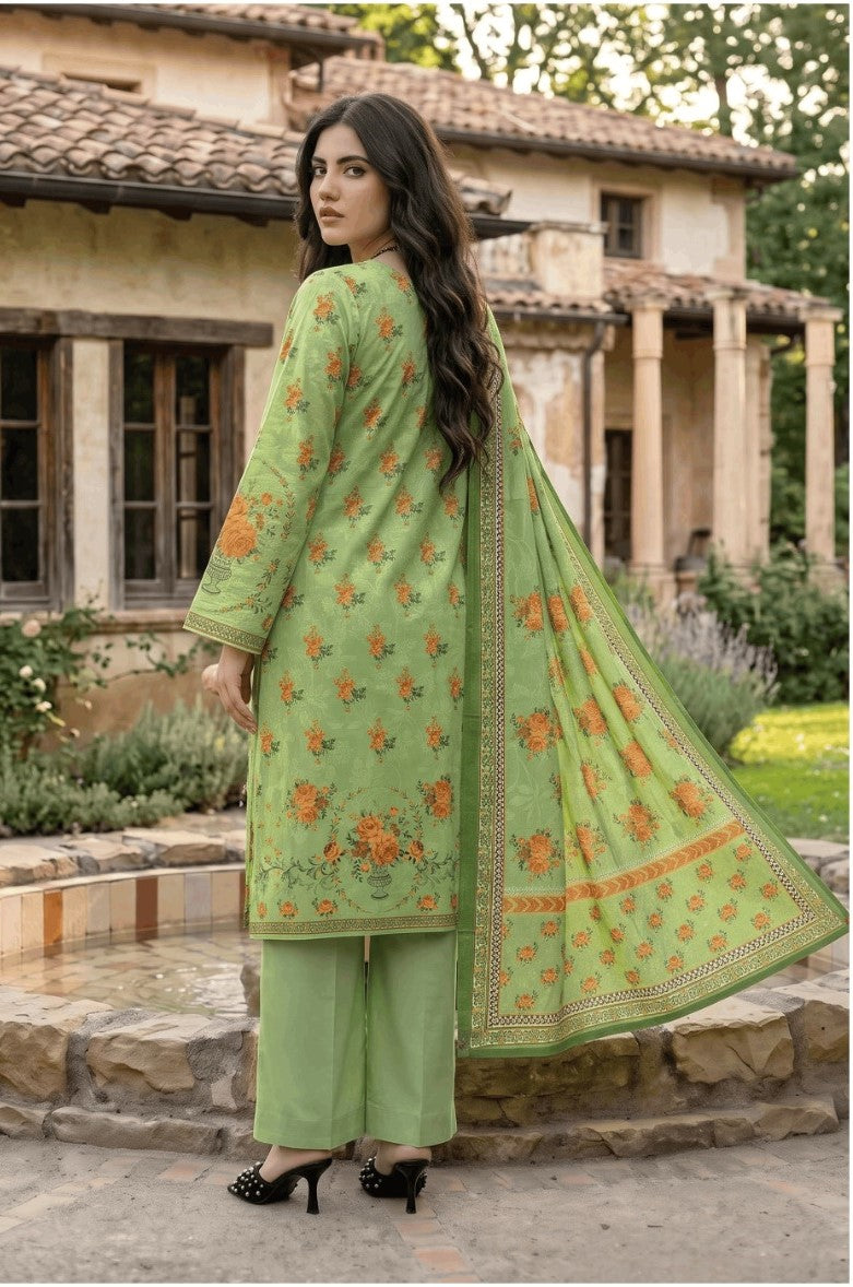 Mashaïm Digital Printed Linen 3-Piece Suit | Printed Linen Collection