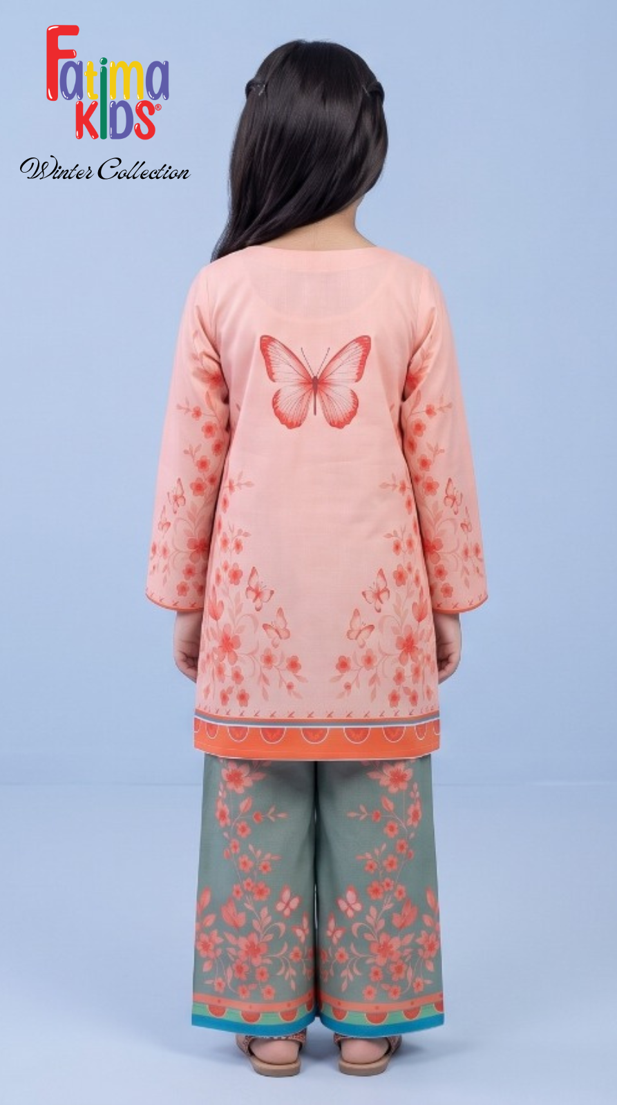Fatima Kids — Digital Printed Linen 2-Piece