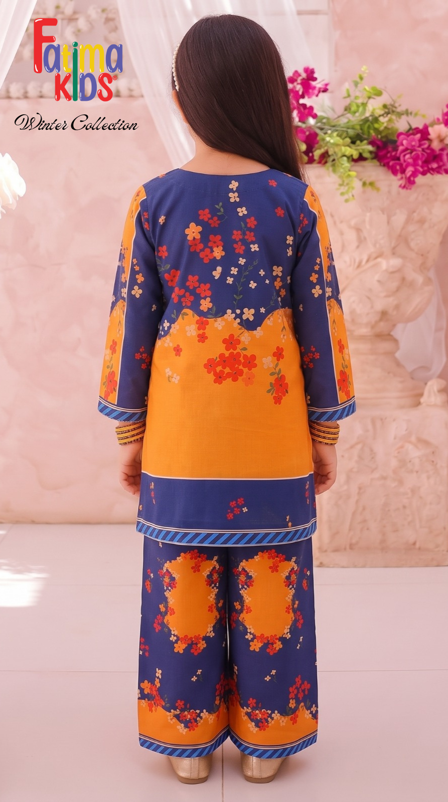 Fatima Kids — Digital Printed Linen 2-Piece
