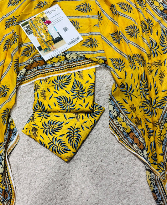 Bareeze Digital Printed Doria Lawn 3