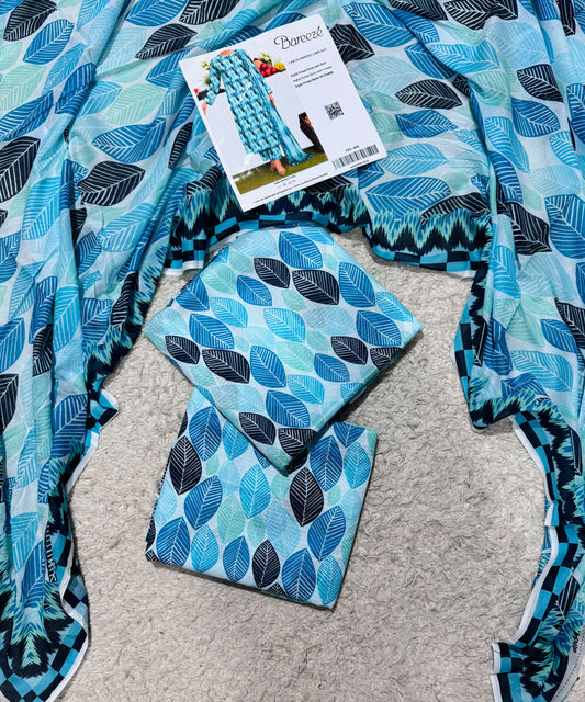 Bareeze Digital Printed Doria Lawn 3