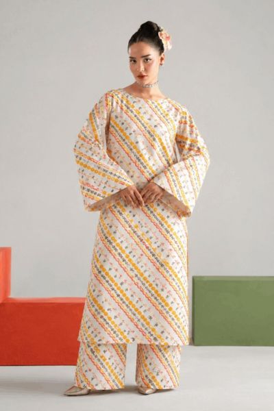 Bareeze By Amal Printed Khaddar 2-Piece Suit