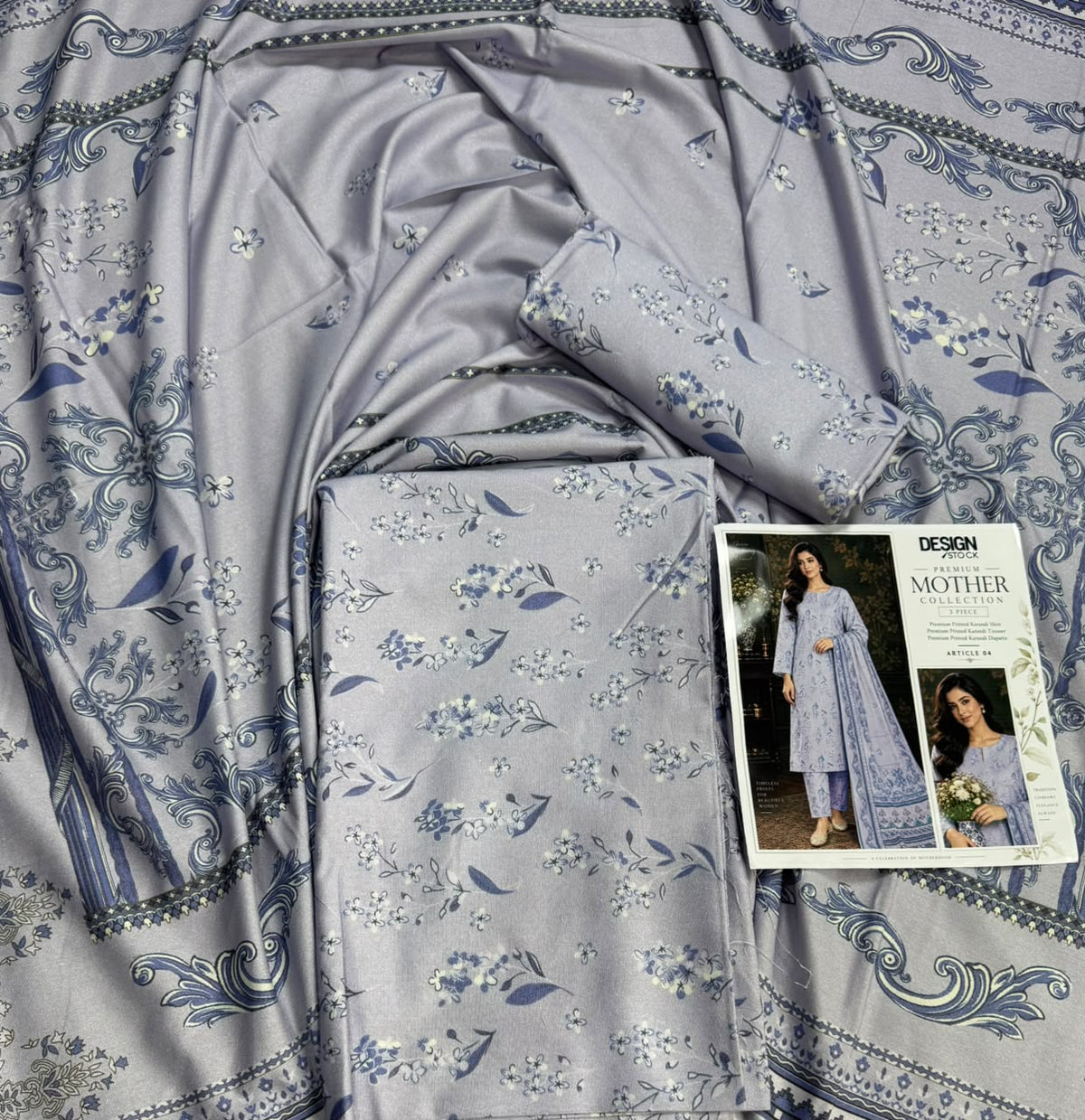 Design Stock Printed Karandi 3 Piece