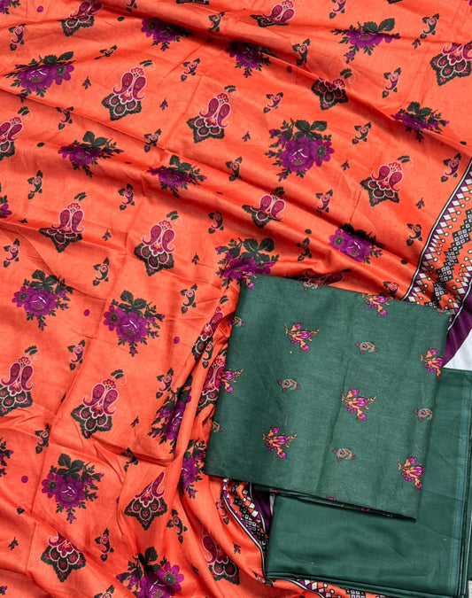 ZESH Digital Printed Lawn 3 Piece