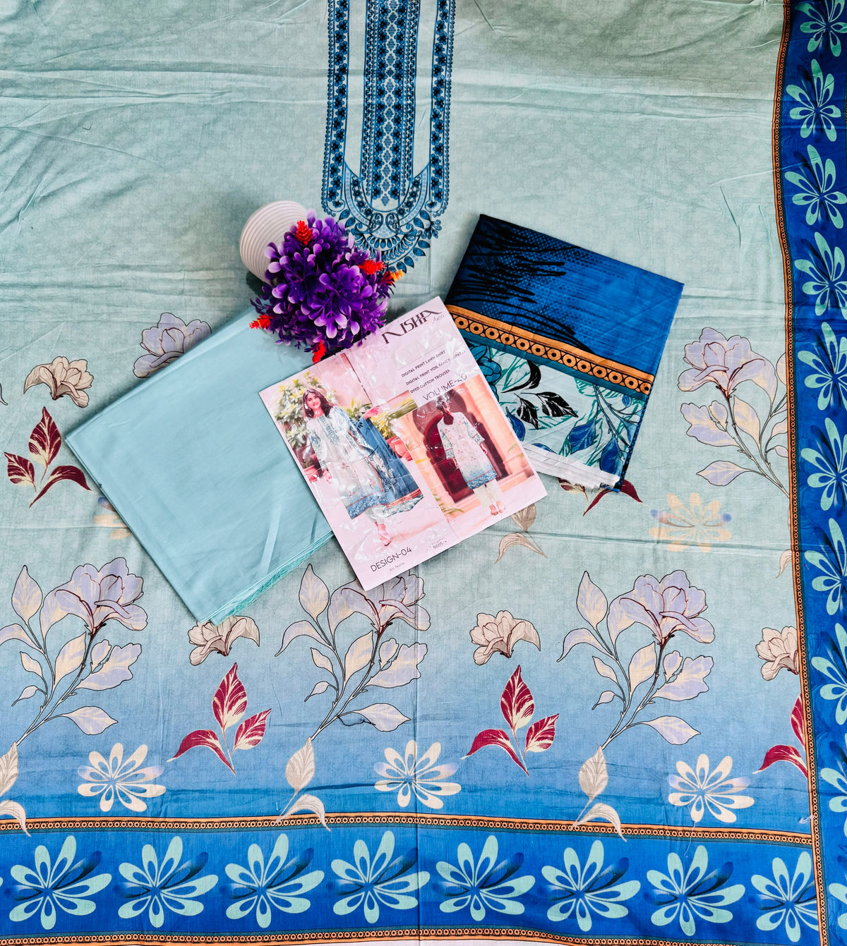 Nisha Digital Printed Lawn 3