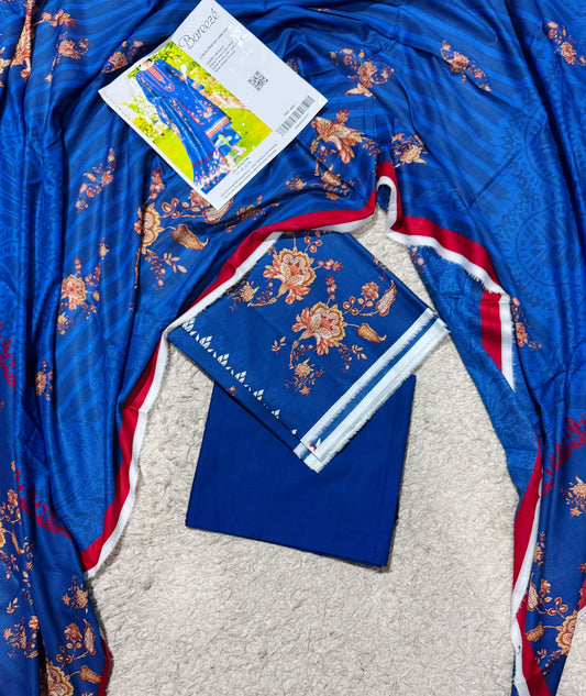 Bareeze Digital Printed Doria Lawn 3