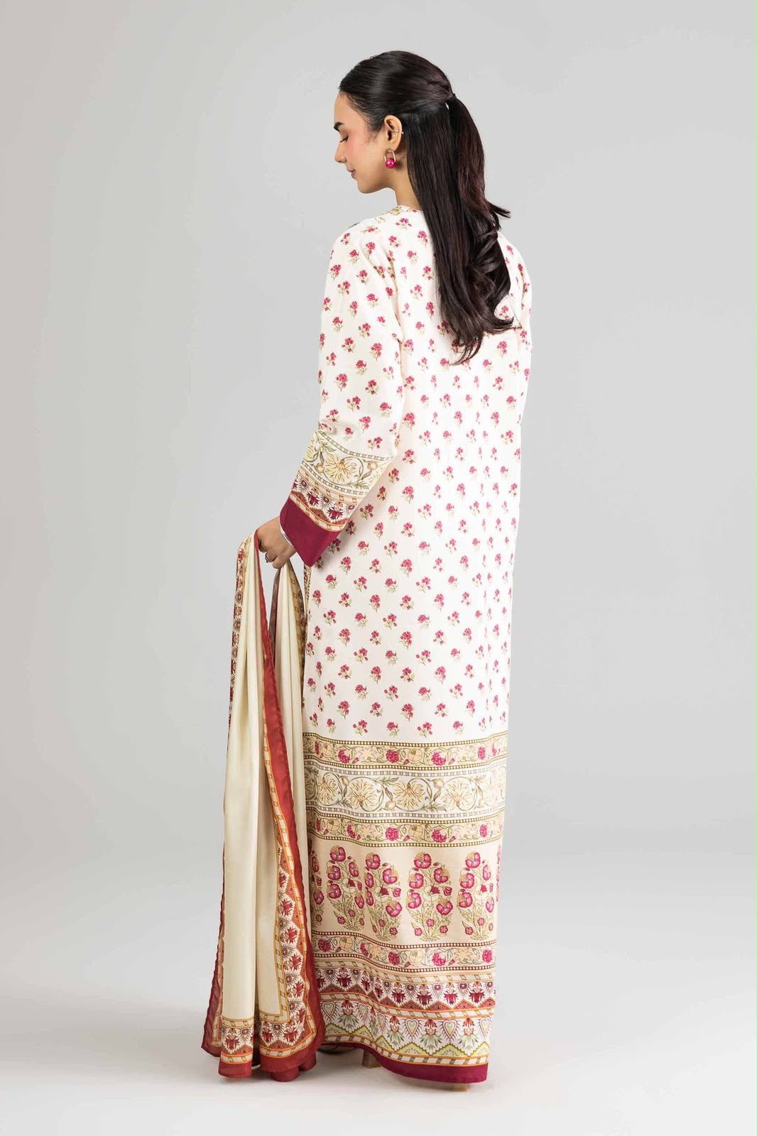 Nishat Digital Printed Linen 3-Piece Suit