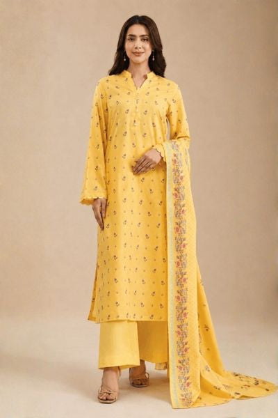 Kayseria Unstitched 3 Piece Suit for Women