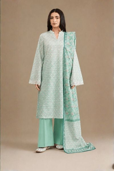 Kayseria Unstitched 3 Piece Suit for Women