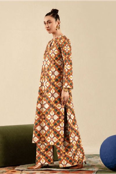 Bareeze By Amal Printed Khaddar 2-Piece Suit