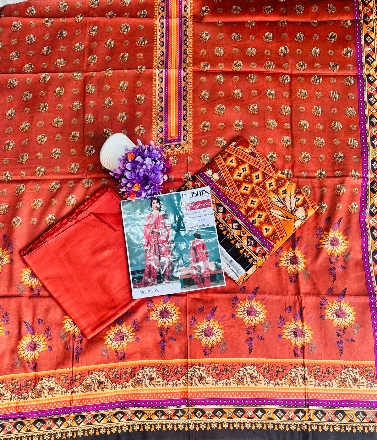 Nisha Digital Printed Lawn 3