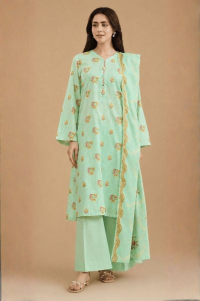 Kayseria Unstitched 3 Piece Suit for Women