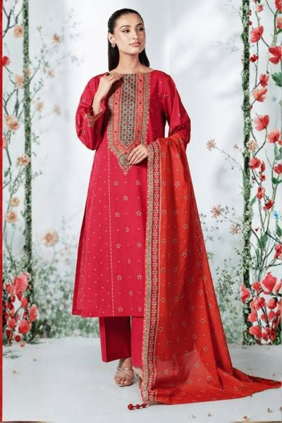 Kayseria Unstitched 3 Piece Suit for Women
