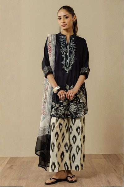 Coco Printed Unstitched 3 Piece Suit for Women