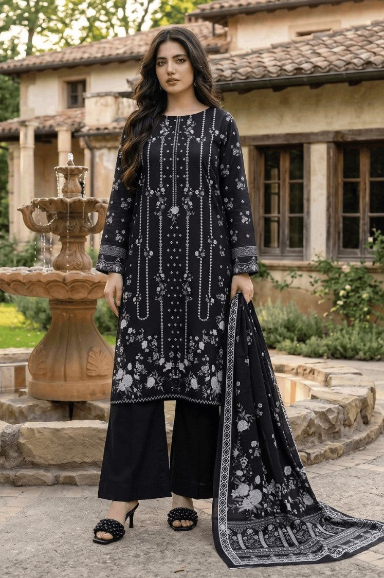 Mashaïm Digital Printed Linen 3-Piece Suit | Printed Linen Collection