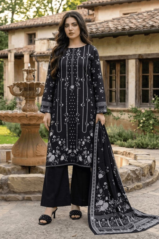 Mashaïm Digital Printed Linen 3-Piece Suit | Printed Linen Collection