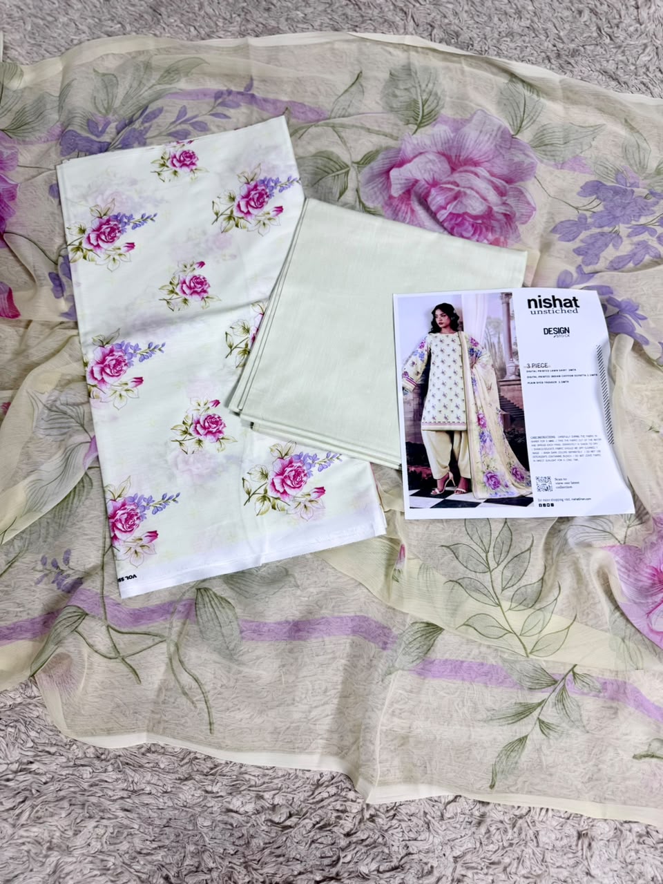 Nishat Unstitched 3 Piece Digital Printed Lawn Suit Manzoor Collection Nishat Unstitched 3 Piece Digital Printed Lawn Suit Manzoor Collection female unstitched suits